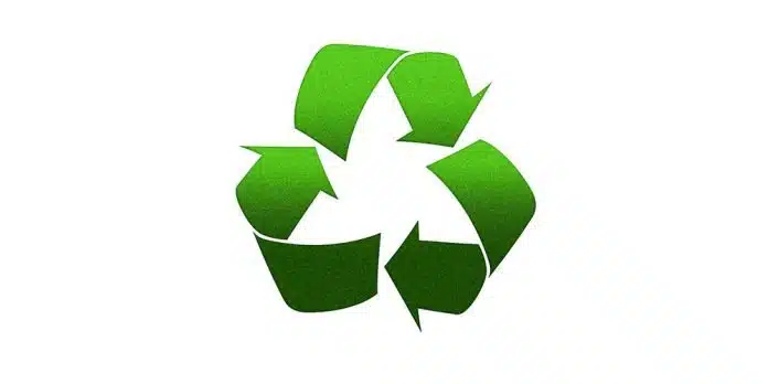 Symbol für Recyceln für das Thema Metallrecycler