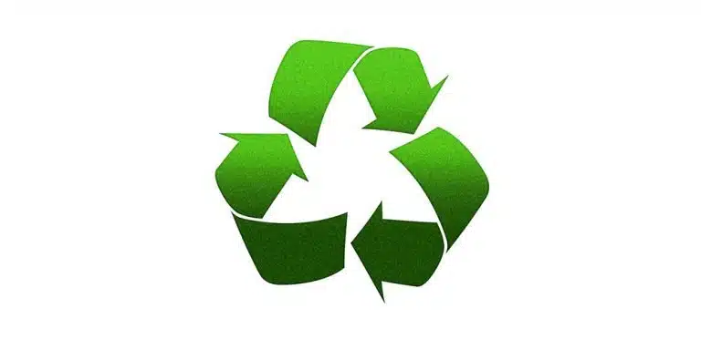 Symbol für Recyceln für das Thema Metallrecycler