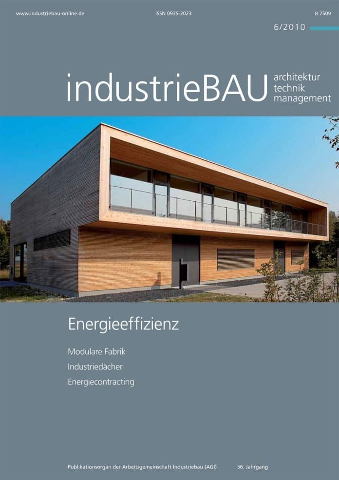 IndustrieBAU Ausgabe 06/10 im Dezember 2010 Cover