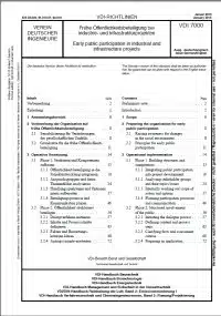 VDI-Richtlinie zur Öffentlichkeitsbeteiligung bei Großprojekten