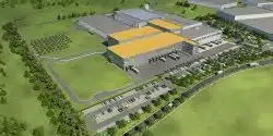Hansgrohe, Neubau, Logistik-Immobilie, Logistikhalle, Industriebau