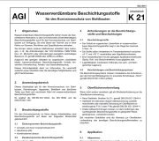 AGI, AGI-Arbeitsblatt, K 21, Beschichtung, Stahlbau, wasserverdünnbare Beschichtung, Korrosionsschutz
