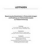 Leitfaden Brandrisiko in PV-Anlagen