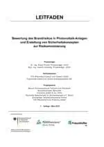 Leitfaden zur Bewertung des Brandrisikos in PV-Anlagen und Erstellung von Sicherheitskonzepten zur Risikominimierung als PDF