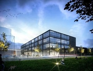 Henn baut die neue Fakultät für Elektro- und Informationstechnik der TU München auf dem Forschungscampus Garching.