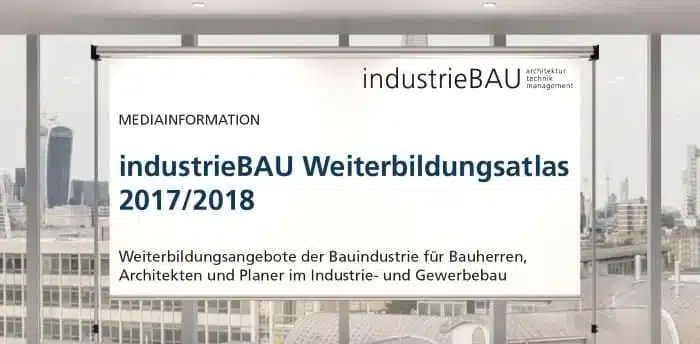 industrieBAU Weierbildungsatlas