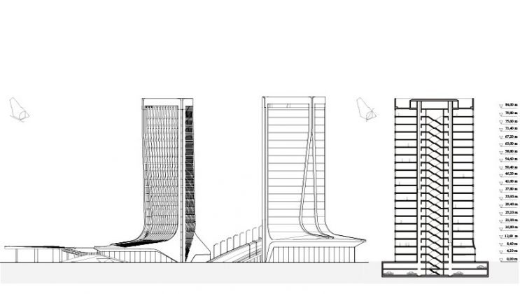 Der Plan zum Architekturwettbewerb für den Stadtteil Didube Chughureti, Tiflis. Bild: Graft