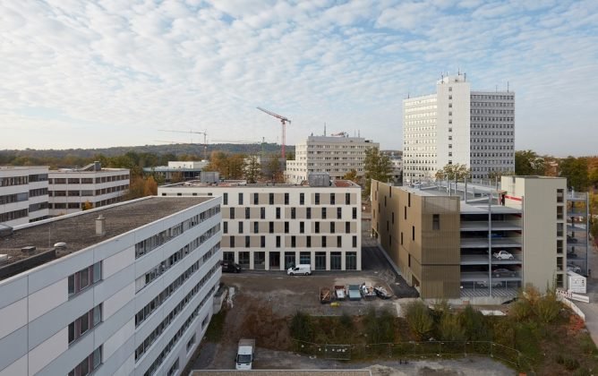 Blick auf den Wolff & Müller Campus in Stuttgart. Bild: Sven Carlin