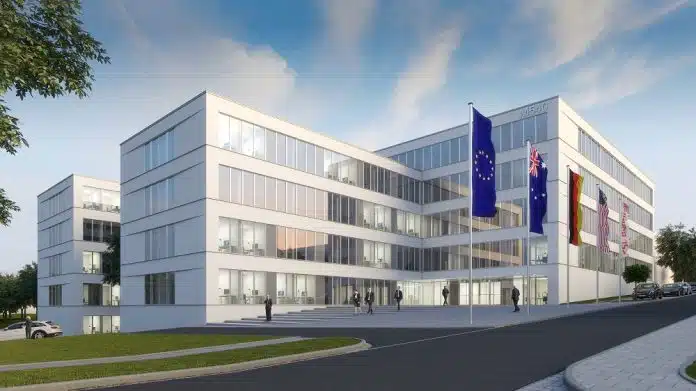 Rendering des Deutschland-Headquarters von CSL Behring. Bild: grabowski.spork GmbH/Sicknifikant