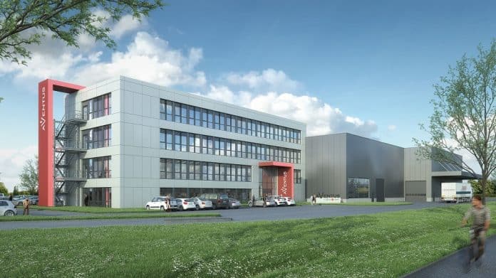 Rendering des neuen Aventus Firmensitz in Warendorf. Bild: Engel & Haehnel