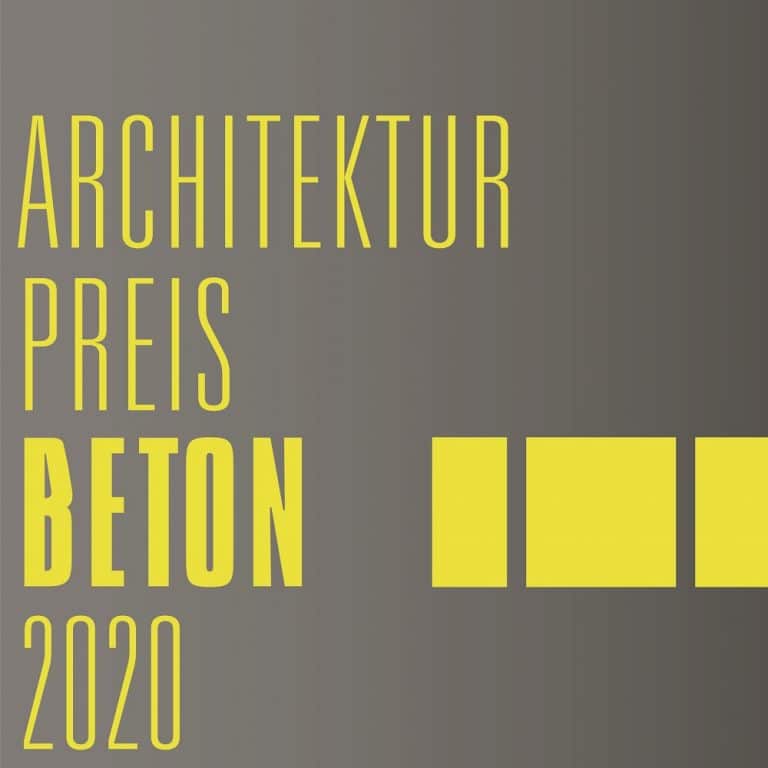 21. Auslobung des Architekturpreises Beton in 2020
