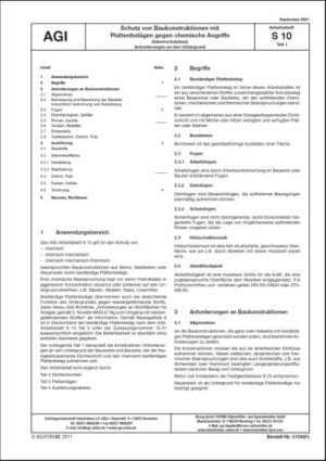 AGI S10 – Teil 1-D