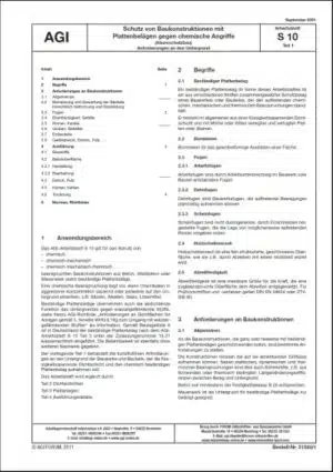 AGI S10 – Teil 1-D
