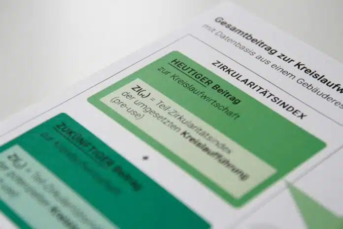 DGNB, EPEA, Concular, Madaster, Zirkularitätsindex, zirkuläres Bauen, Zirkularitätskennzahl, Urban Mining Index, Gebäuderessourcenpass