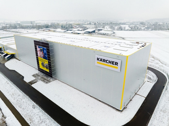 Kärcher nimmt Hochregallager in Betrieb