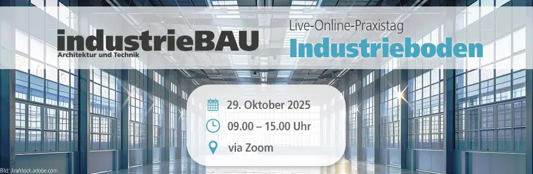 Live-Online-Lehrgang Industrieboden am 29. Oktober 2025