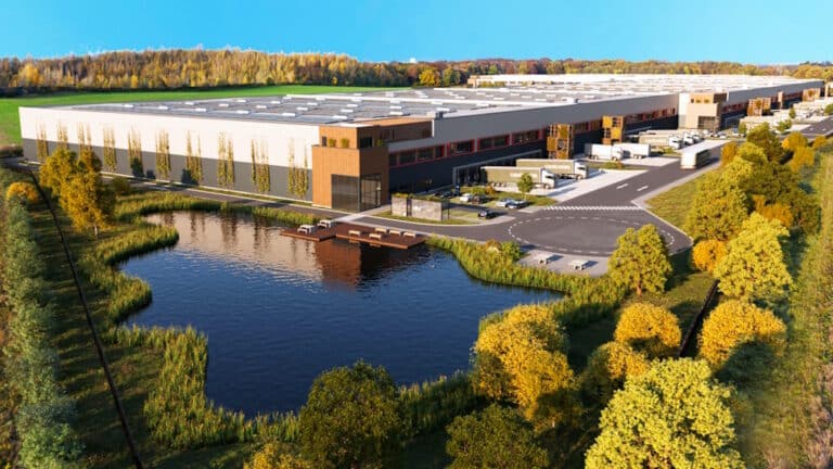 Ansicht des Hines Industriepark Grimma