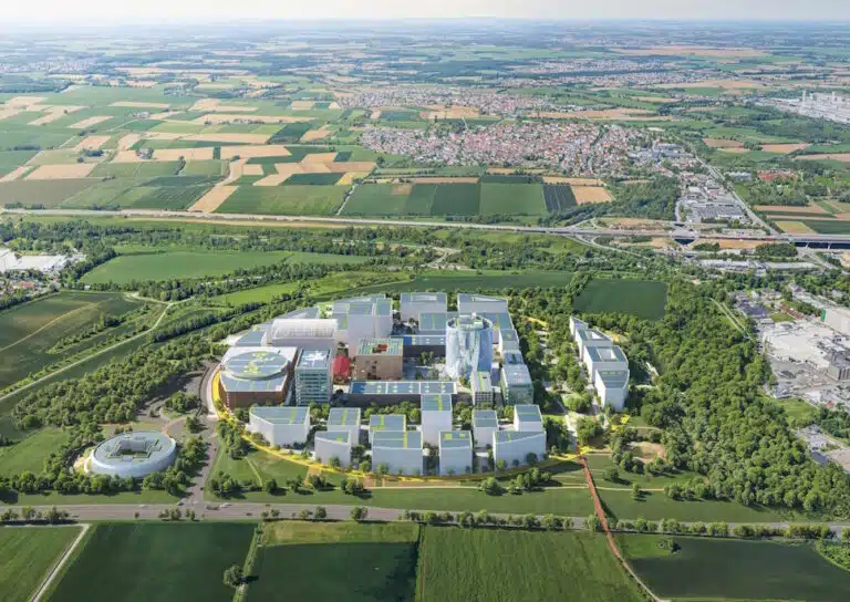 Luftbild vom IPAI Campus Heilbronn