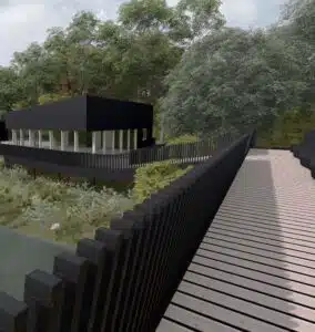 Rendering Isarsteg Freising