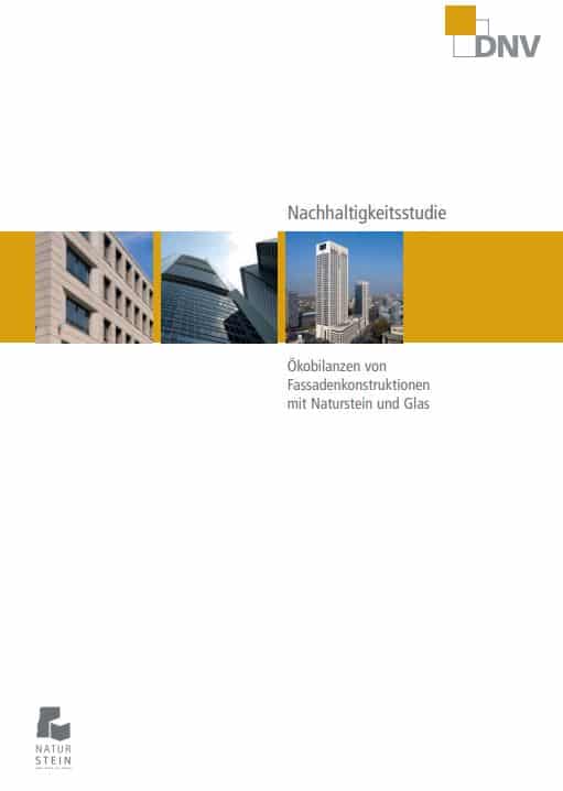 Studie: Ökobilanzen von Fassadenkonstruktionen mit Naturstein und Glas
