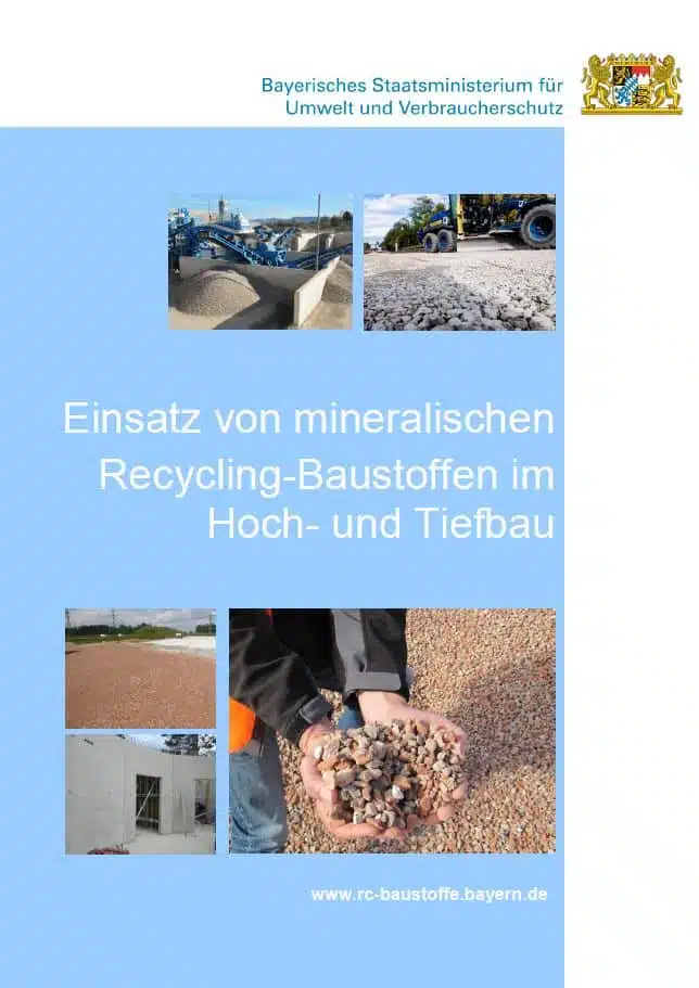 Leitfaden Einsatz von mineralischen Recycling-Baustoffen im Hoch- und Tiefbau